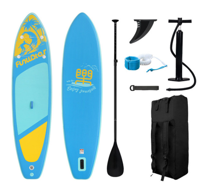 Дошка для веслування стоячи FunWater SUPFW28F 350*87*15 см синя
