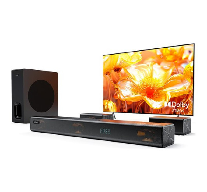 Комплект динаміків Hiwill A51 Pro 5.1-канал, Dolby Atmos, пікова потужність 420 Вт