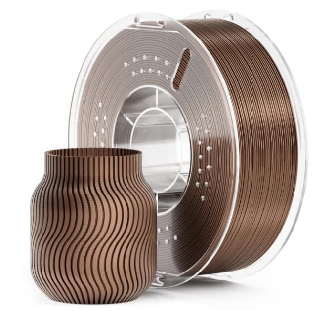 Філамент ELEGOO PLA Metallic Bronz 1.75mm, екологічна паперова котушка, 1kg (50.203.0741)