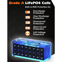 Акумулятор Cloudenergy 12V 300Ah LiFePO4 Резервне живлення