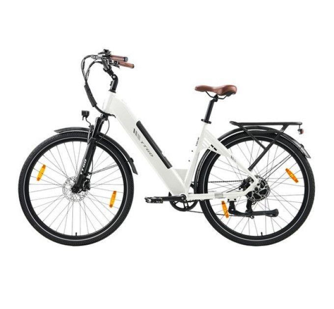 Електричний велосипед TTGO C3 Pro, двигун 250 Вт, акумулятор 36 В 20 Аг - білий