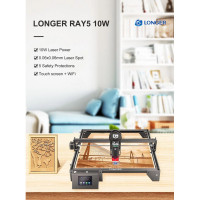 Лазерний гравірувальний верстат LONGER RAY5 10 Вт + лазерна платформа + роторний ролик