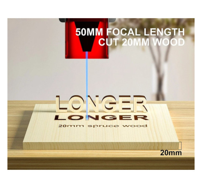 Лазерний гравірувальний верстат LONGER RAY5 10 Вт + лазерна платформа + роторний ролик