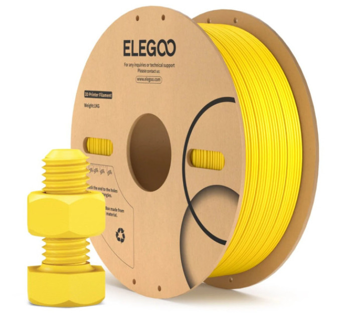 Філамент ELEGOO ABS Yellow 1KG 1.75mm, 1kg (50.203.0833)
