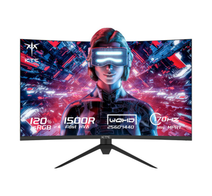KTC H27S17 Вигнутий ігровий монітор 27 дюймів 2560x1440 QHD 170 Гц