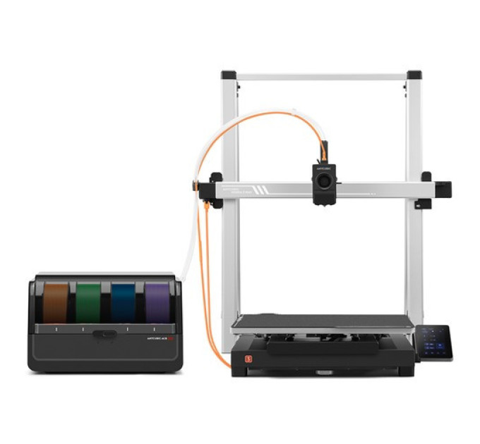 3D-принтер Anycubic Kobra 3 Max Combo, друк до 8 кольорів, кольоровий механізм ACE Pro
