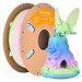 Філамент ERYONE PLA Rainbow  1 кг матового + 3 кг двоколірного матового 