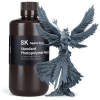 Фотополімерна смола для 3D принтера ELEGOO Standard Resin 8K 1000G Space Grey