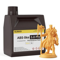 Фотополімерна смола для 3D принтера ELEGOO ABS-Like 3.0 pro resin 2000G Yellow
