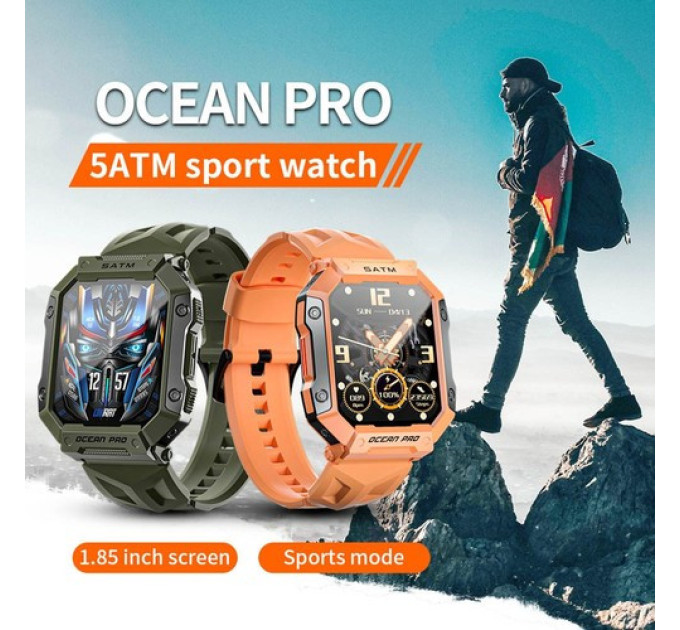 Смарт-годинник LOKMAT OCEAN PRO зелений