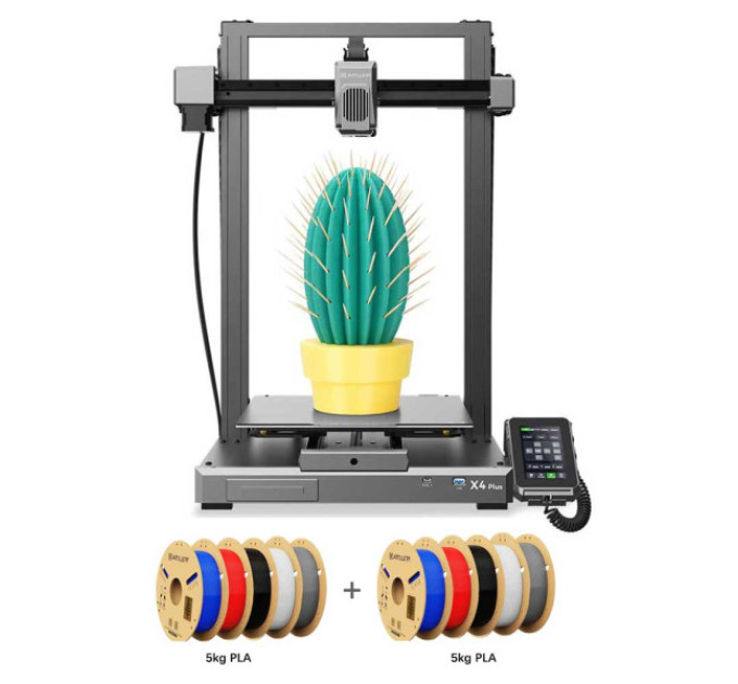 3D-принтер Artillery Sidewinder X4 Plus S1 + нитка для 3D-друку Artillery PLA 10 кг
