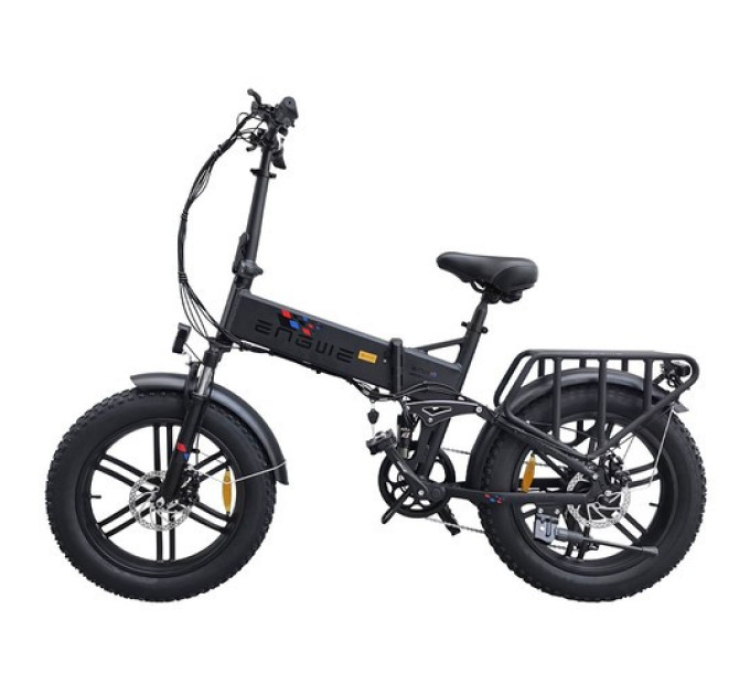 Складаний електричний велосипед ENGWE Engine X 20*4,0 Chaoyang Off-Road Fat Tires 250W - чорний
