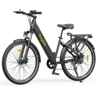 Електричний трекінговий велосипед Eleglide T1 Step-Thru, 27,5", акумулятор 36 В 13 А - чорний