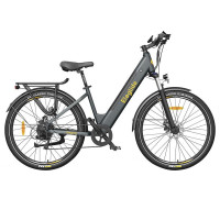 Електричний трекінговий велосипед Eleglide T1 Step-Thru, 27,5", акумулятор 36 В 13 А - чорний
