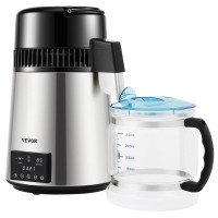Дистилятор води VEVOR YMK40207 сріблястий