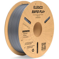 Філамент ELEGOO RAPID PLA+ Yellow 1.75mm , екологічна паперова котушка, 1kg (50.203.0121)