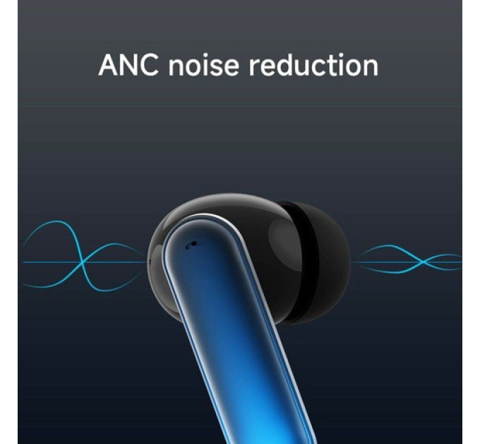 Навушники MEES M6 Pro, ANC+ENC,Bluetooth 5.2, HiFi звук, HD-дзвінки - чорні