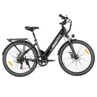Електричний велосипед SAMEBIKE RS-A01 Pro-T, двигун 500 Вт, акумулятор 36 В 15 Аг - чорний