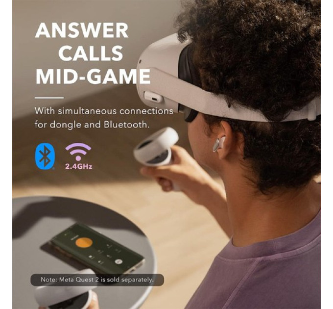 Ігрові навушники Anker Soundcore VR P10 TWS, сумісні з Meta Quest 2, Steam Deck, PS4, PS5, ПК