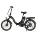 Складаний електровелосипед SAMEBIKE CY20, двигун 350 Вт, акумулятор 36 В 12 Аг - чорний