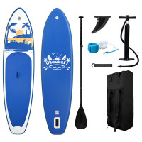 Дошка для веслування стоячи FunWater SUPFW31D 335*84*15 см темно-синя