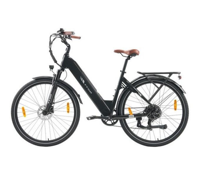 Електричний велосипед TTGO C3 Pro, двигун 250 Вт, акумулятор 36 В 20 Аг - чорний
