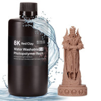 Фотополімерна смола для 3D принтера ELEGOO Water Washable V2.0 Resin 8k 1000G Red Clay