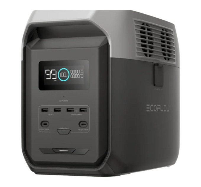 Зарядна станція EcoFlow DELTA 3 1500, акумулятор LFP 1536 Вт·год