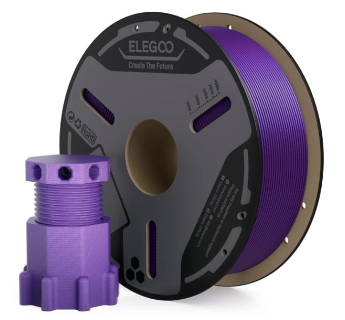 Філамент ELEGOO PETG-CF Carbon Fiber Purple 1KG 1.75mm, 1kg (50.203.0832)