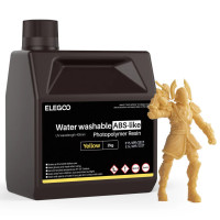 Фотополімерна смола для 3D принтера ELEGOO Water Washable ABS-Like Resin 2000G Yellow