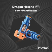 Хотенд Phaetus Dragon Standard Flow Edition, термостійкість 500 градусів, для Prusa/Creality CR-10