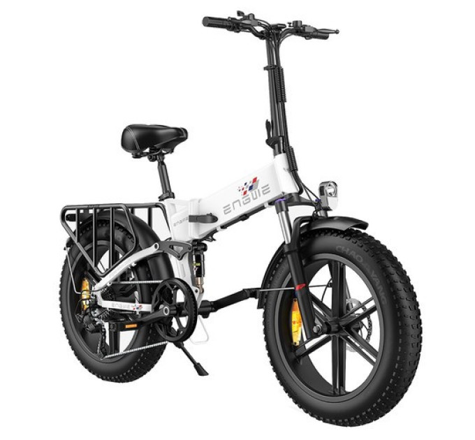 Складаний електричний велосипед ENGWE Engine X 20*4,0 Chaoyang Off-Road Fat Tires 250W - білий