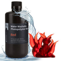 Фотополімерна смола для 3D принтера ELEGOO Water Washable Resin 1000G Red