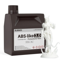 Фотополімерна смола для 3D принтера ELEGOO ABS-Like 3.0 resin 2000G White