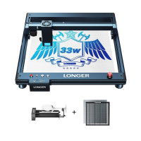 Лазерний гравер LONGER Laser B1 30 Вт + лазерна платформа + роторний ролик з кронштейном