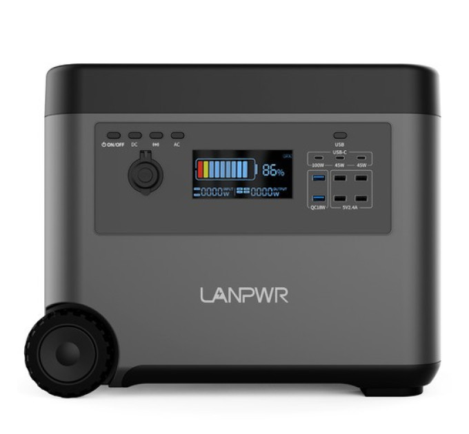 Портативна електростанція LANPWR 2500 Вт