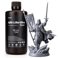 Фотополімерна смола для 3D принтера ELEGOO ABS-Like Ultra Resin 1000G Grey