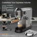 Напівавтоматична кавоварка для еспресо BioloMix CM7008 , тиск 20 бар