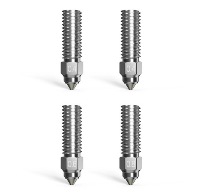 Комплект форсунок Creality High Flow, 4 шт., для K1 / K1 Max, загартована сталь