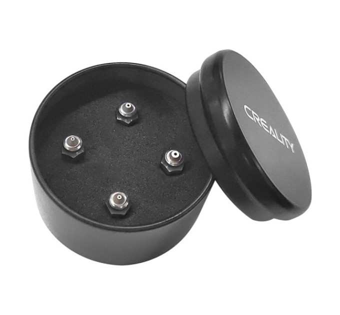 Комплект форсунок Creality High Flow, 4 шт., для K1 / K1 Max, загартована сталь