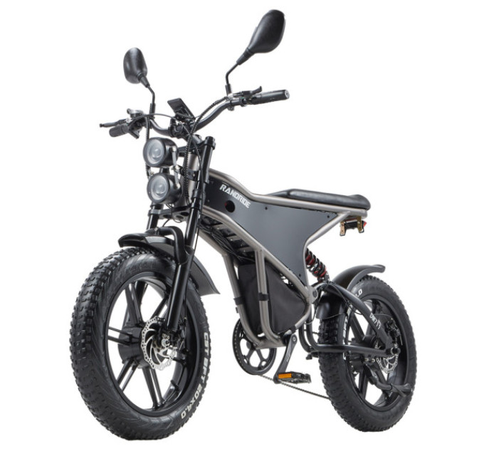 Електричний велосипед RANDRIDE DM711, двигун 1000 Вт*2, акумулятор 48 В 20 Аг