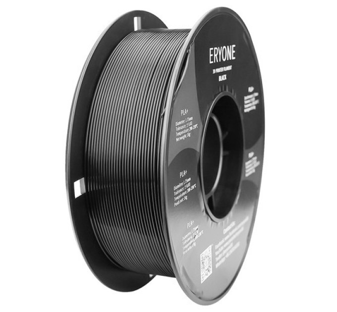 Філамент ERYONE PLA+ 1 кг - Чорний