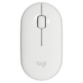 Бездротова миша Logitech Pebble Bluetooth 2.4GHz Mute Dual Modes Portable For PC Laptop - White