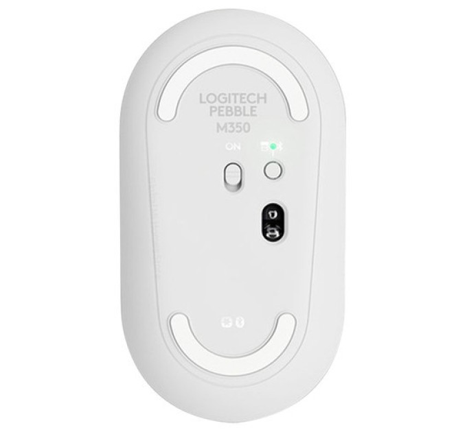 Бездротова миша Logitech Pebble Bluetooth 2.4GHz Mute Dual Modes Portable For PC Laptop - White