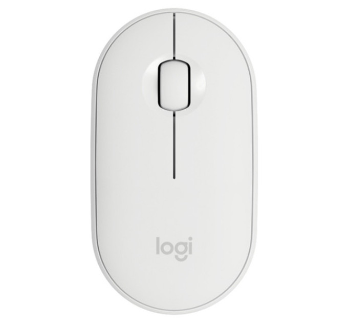 Бездротова миша Logitech Pebble Bluetooth 2.4GHz Mute Dual Modes Portable For PC Laptop - White