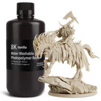 Фотополімерна смола для 3D принтера ELEGOO Water Washable Resin 8k 1000G Vanilla