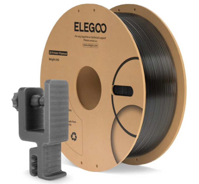 Філамент ELEGOO PС Clear Black 1KG 1.75mm, 1kg (50.203.0542)