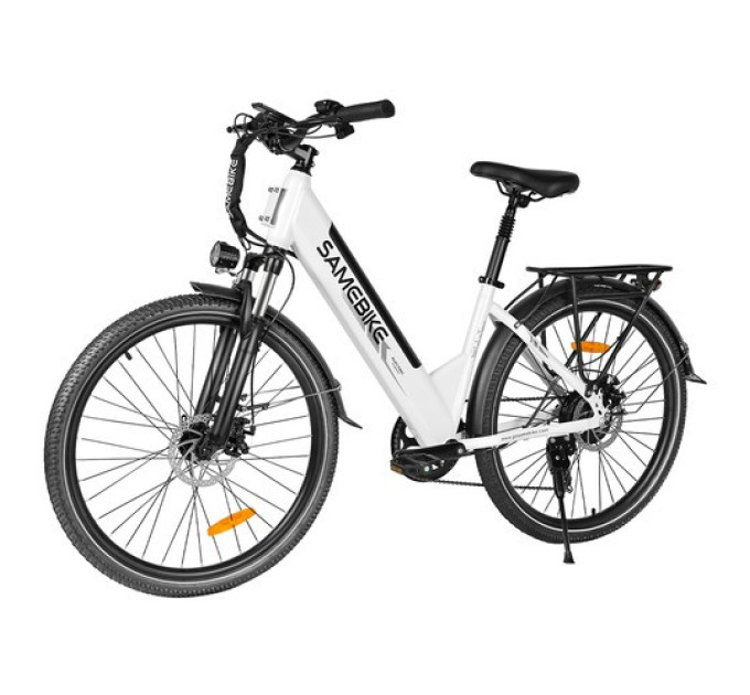 Електричний велосипед SAMEBIKE RS-A01 Pro-T, двигун 500 Вт, акумулятор 36 В 15 Аг - білий