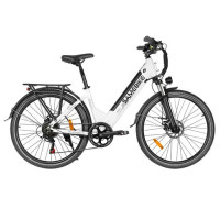 Електричний велосипед SAMEBIKE RS-A01 Pro-T, двигун 500 Вт, акумулятор 36 В 15 Аг - білий