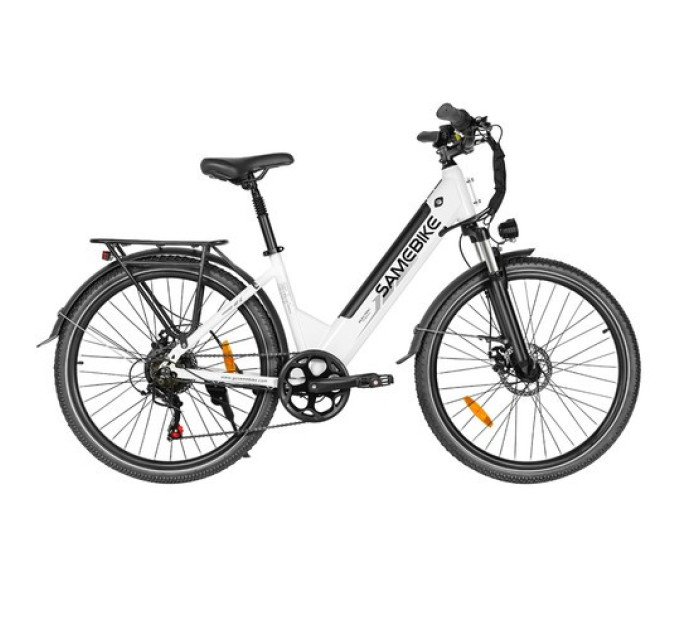 Електричний велосипед SAMEBIKE RS-A01 Pro-T, двигун 500 Вт, акумулятор 36 В 15 Аг - білий